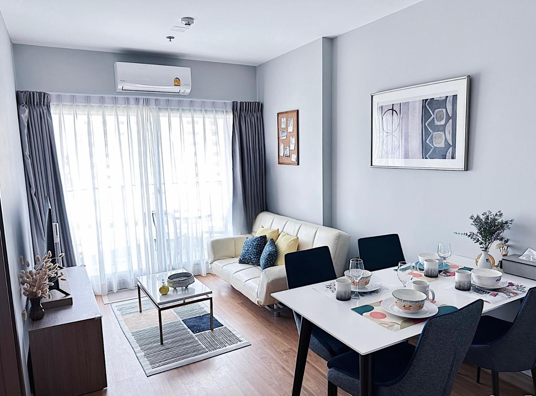 New & Cozy 2 Bedroom @ The Astra Sky River Чиангмай Экстерьер фото